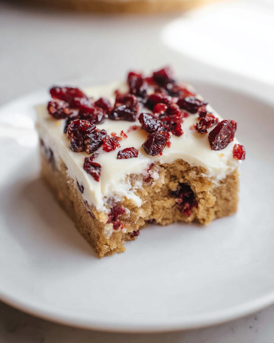 Cranberry Bliss Bars {Starbucks Copycat Recipe} - detail 2