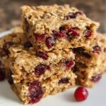 Cranberry Oatmeal Bars Recipe Easy