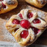 Easy Cherry Cheese Danish Recipe from Frozen Puff Pastry