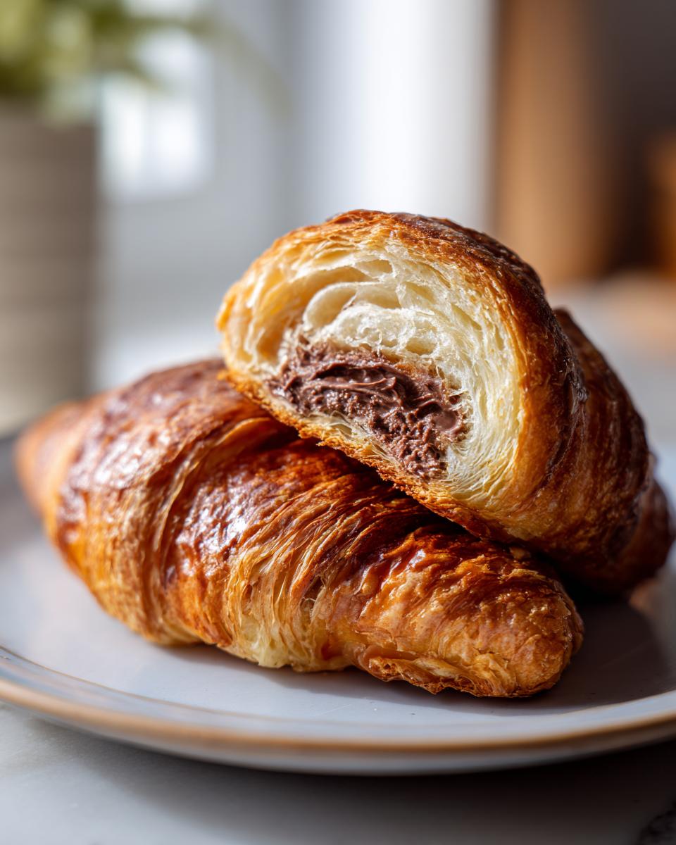 Easy Chocolate Croissants - detail 3