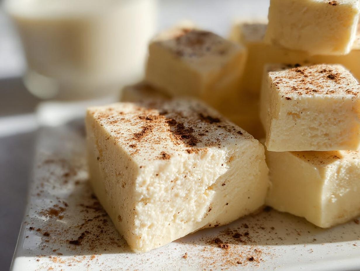 Easy Eggnog Fudge Recipe