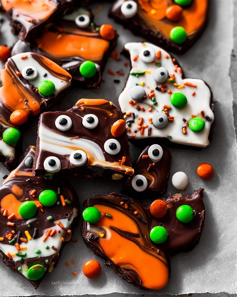 Easy Halloween Boo Bark Recipe - detail 2