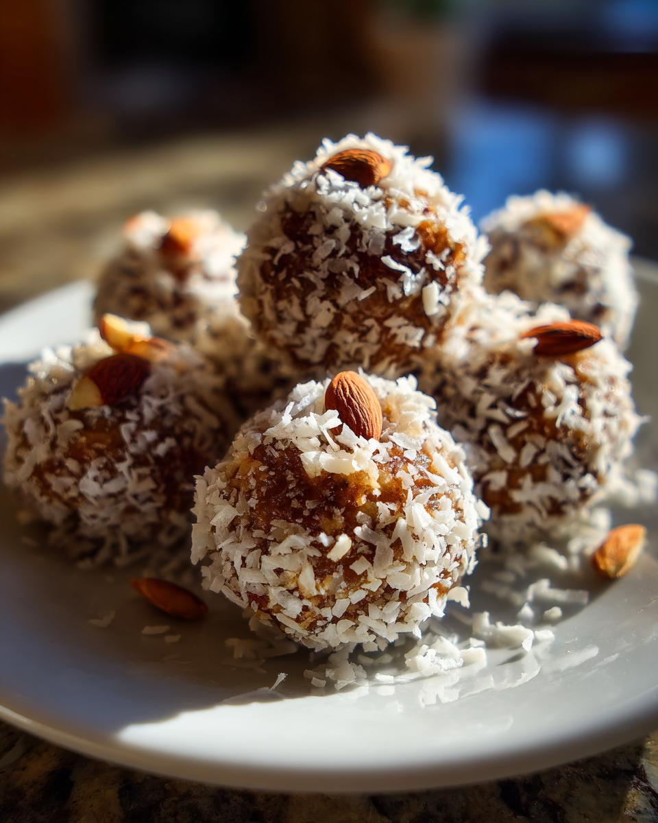 Easy coconut almond truffles recipe - detail 3