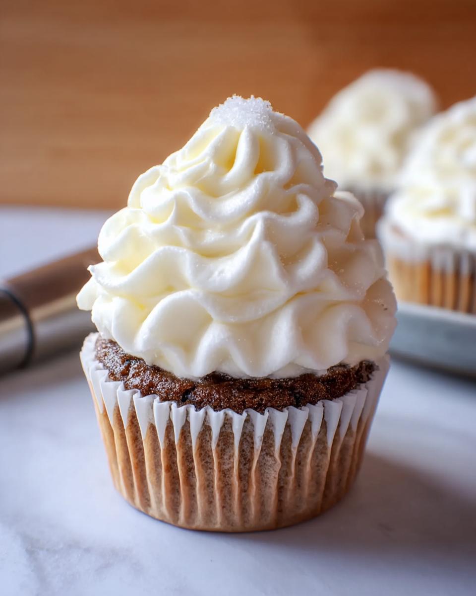 Easy marshmallow frosting for cupcakes - detail 1