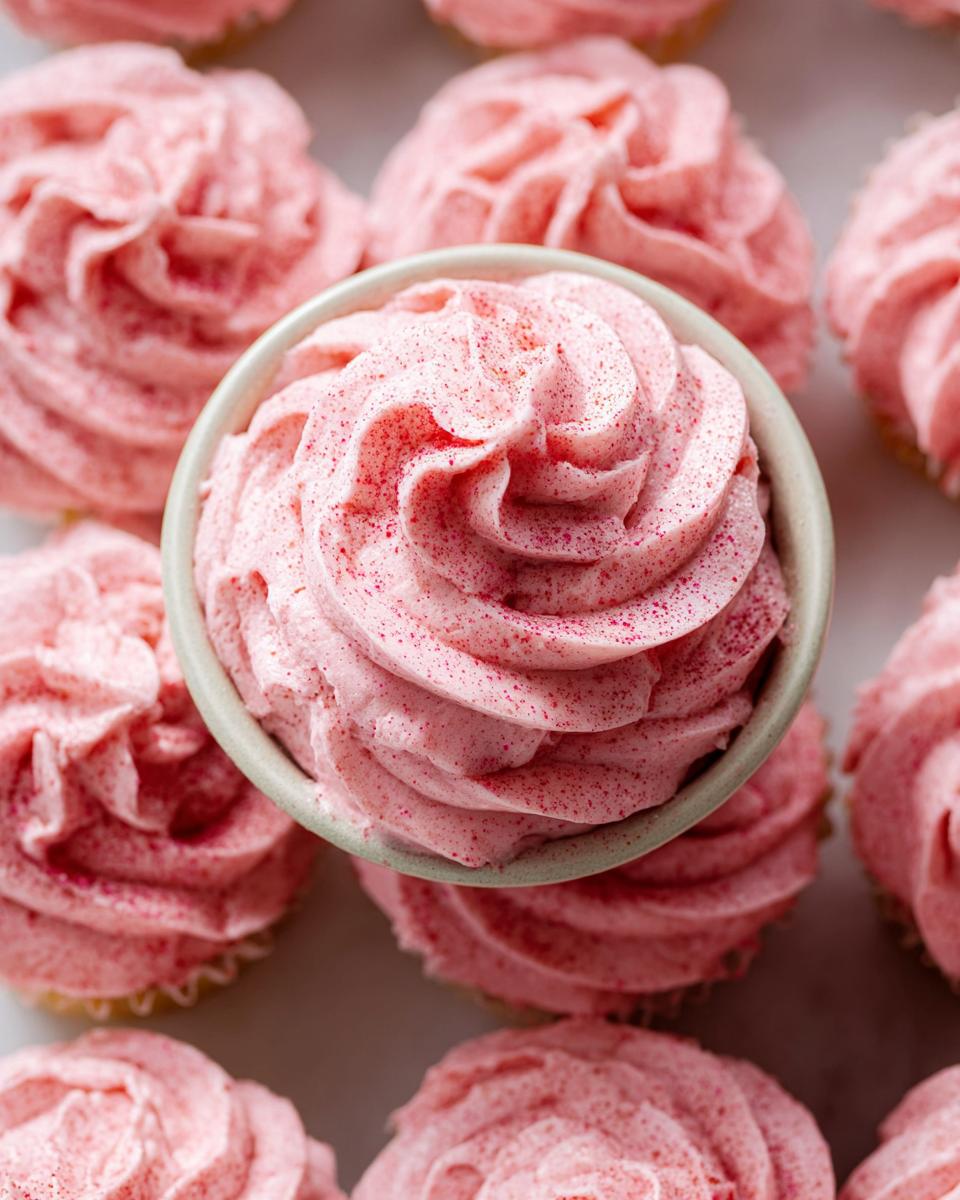 Easy strawberry buttercream frosting recipe - detail 1
