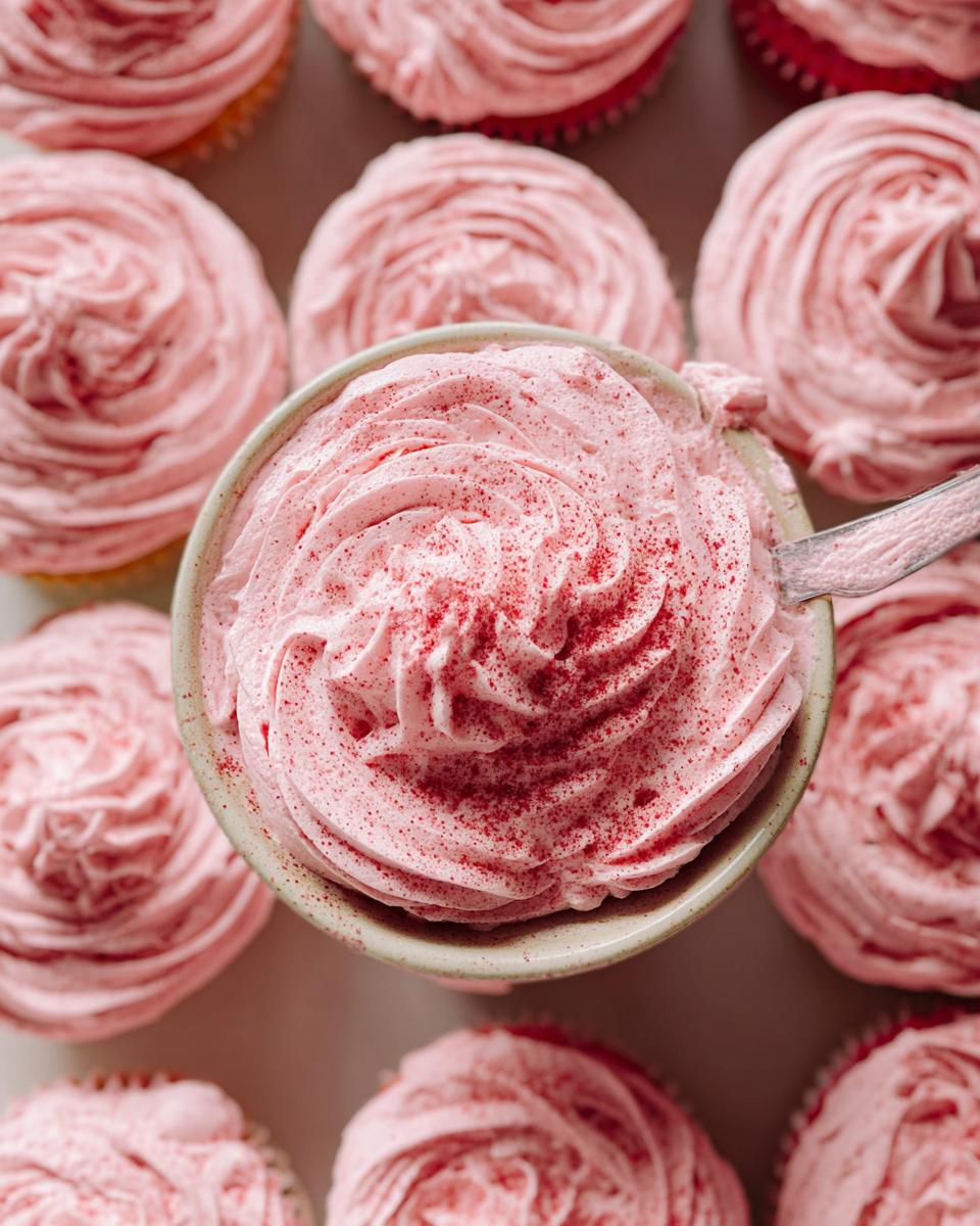 Easy strawberry buttercream frosting recipe - detail 3