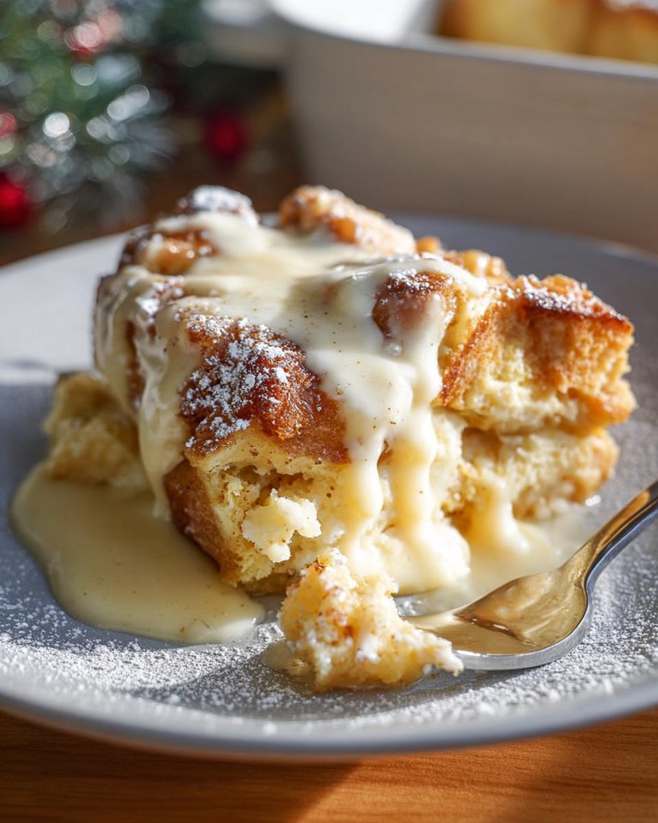 Eggnog Bread Pudding - detail 1