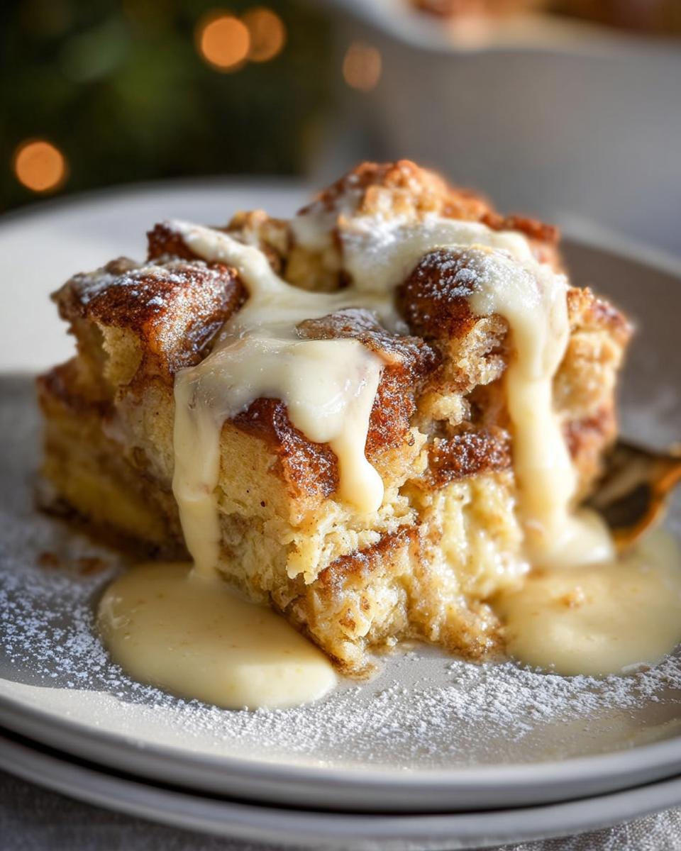 Eggnog Bread Pudding - detail 2