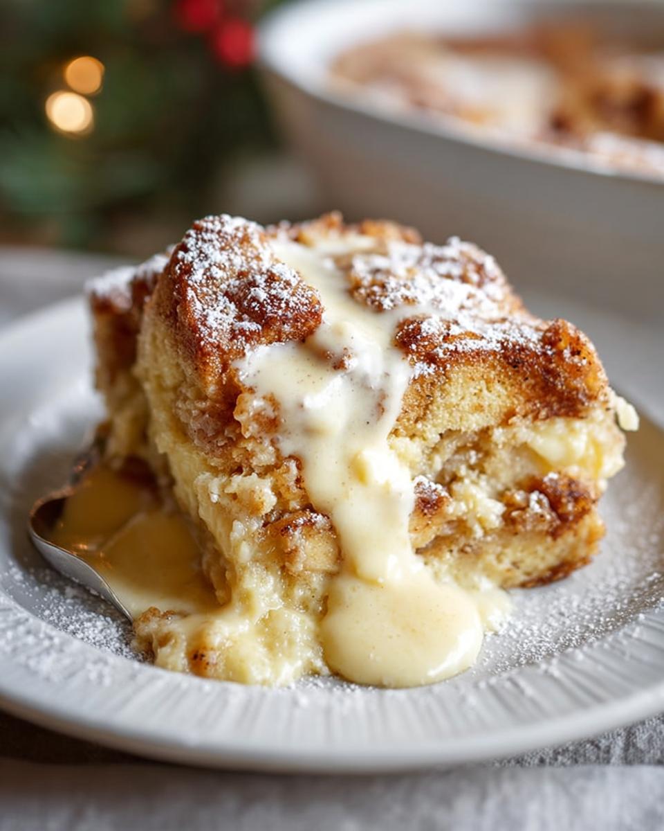 Eggnog Bread Pudding - detail 3