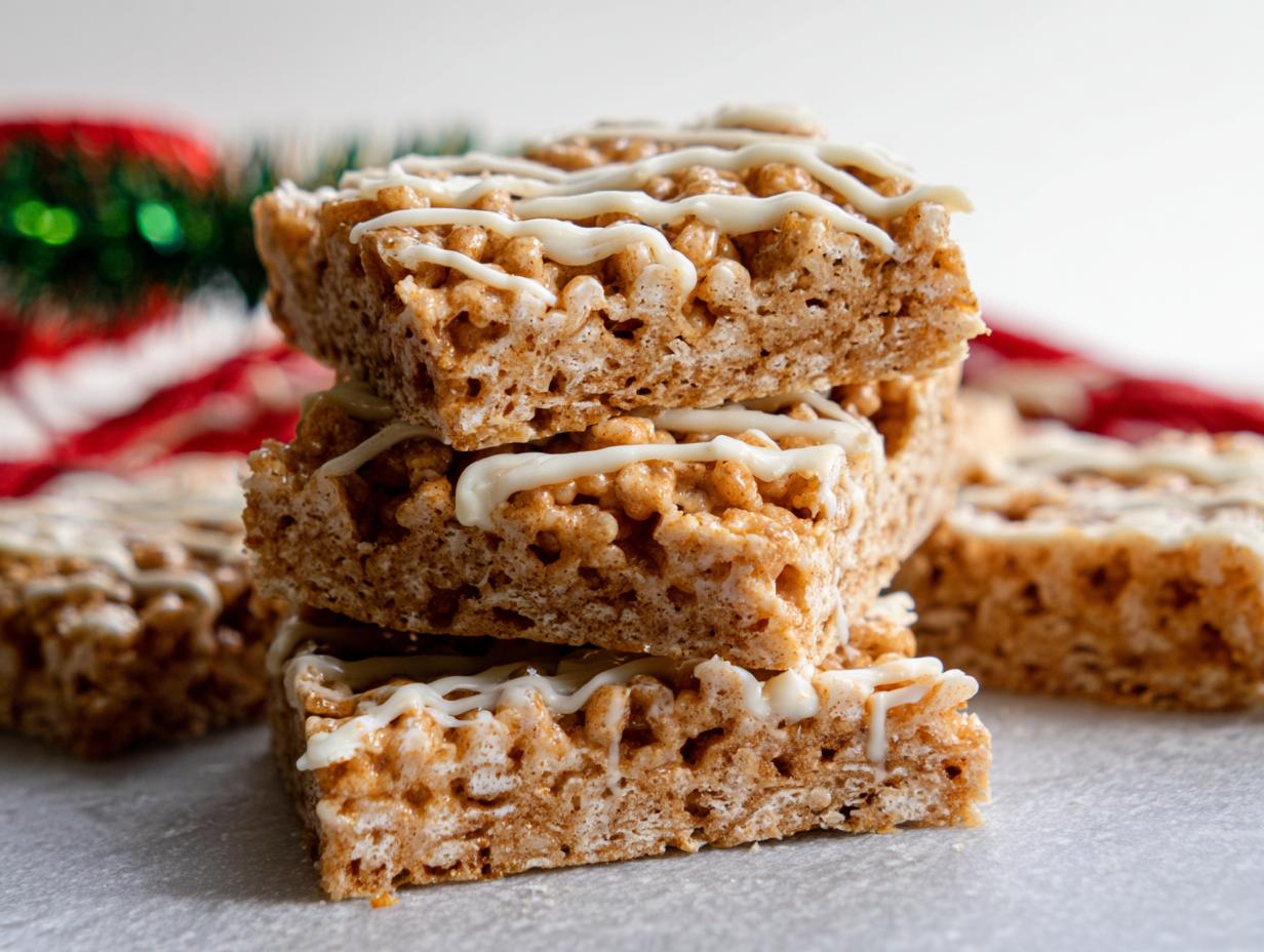 Gingerbread Rice Krispies Treats: Sinful 9-Step Recipe