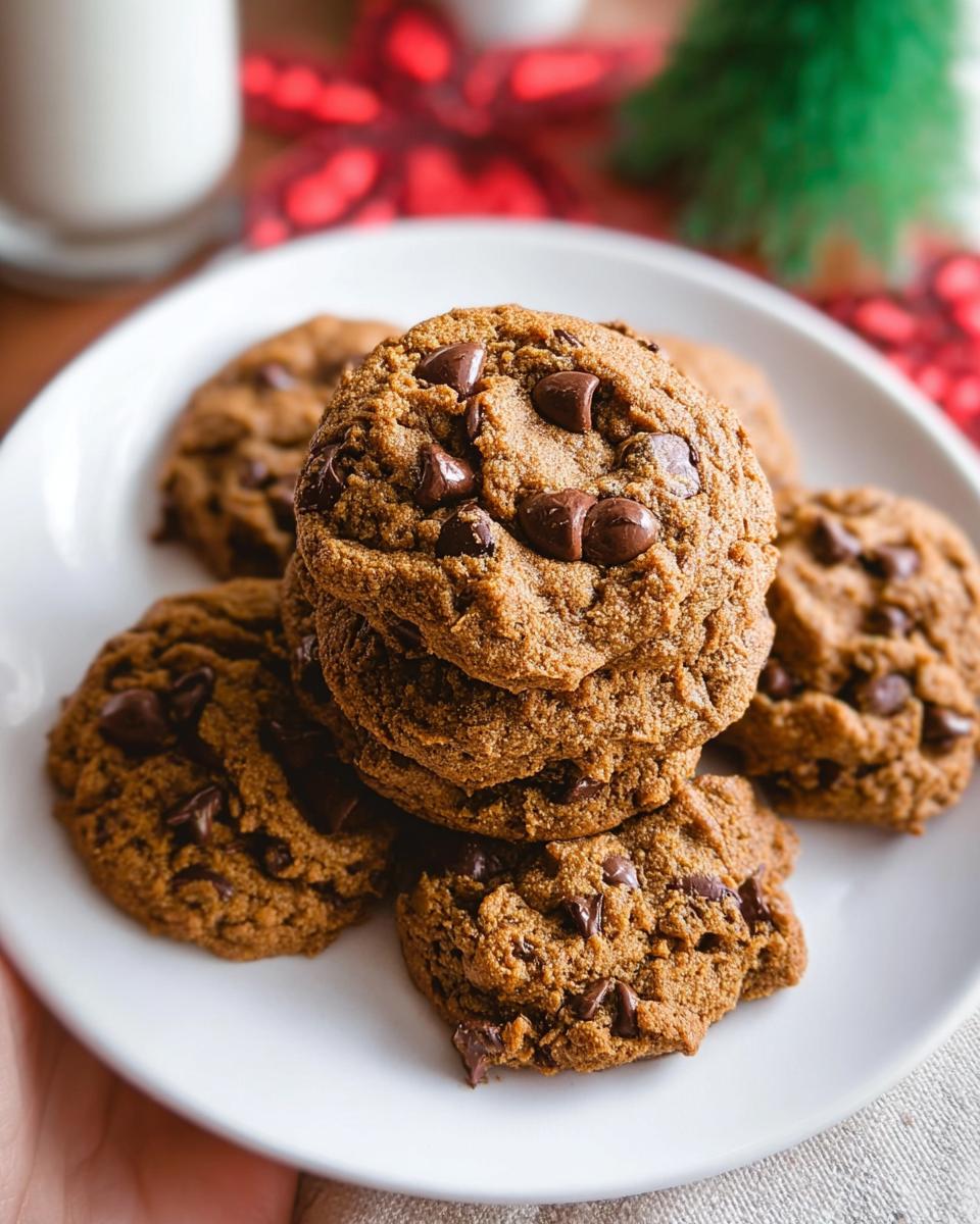 Gingerbread chocolate chip cookies recipe - detail 1
