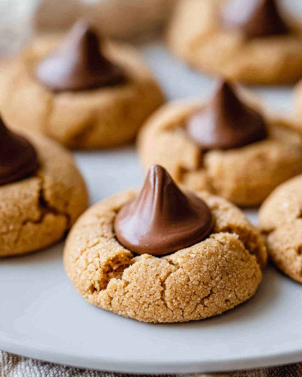 Hershey Kiss Peanut Butter Cookies - detail 2