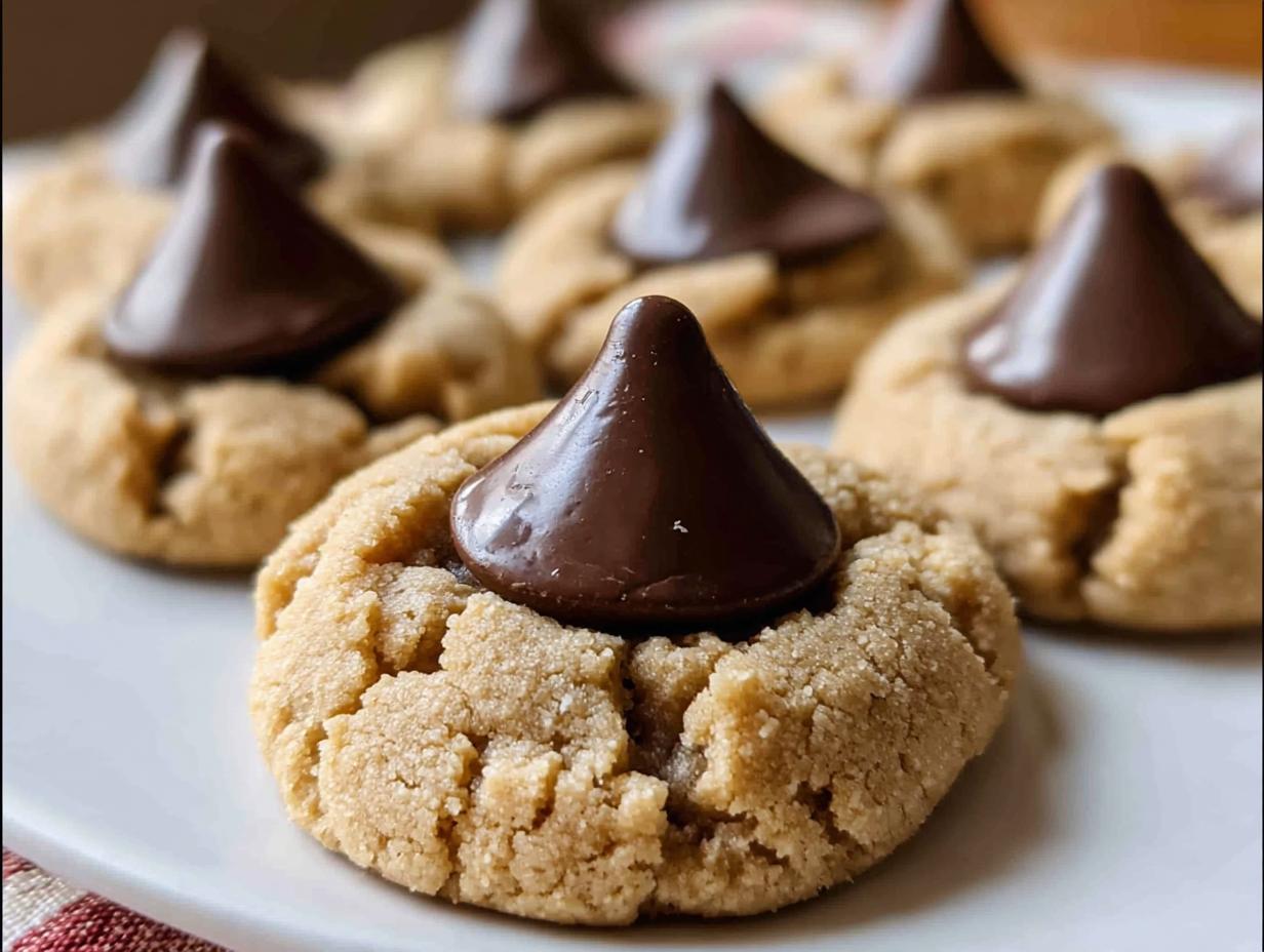 Hershey Kiss Peanut Butter Cookies