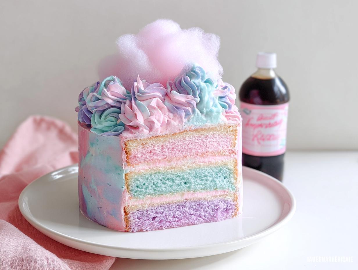 Homemade Cotton Candy Cake: Shockingly Easy Recipe