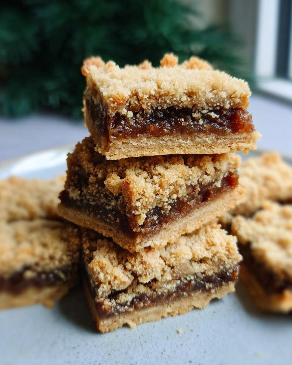 Mince Pie Crumble Bars - detail 1
