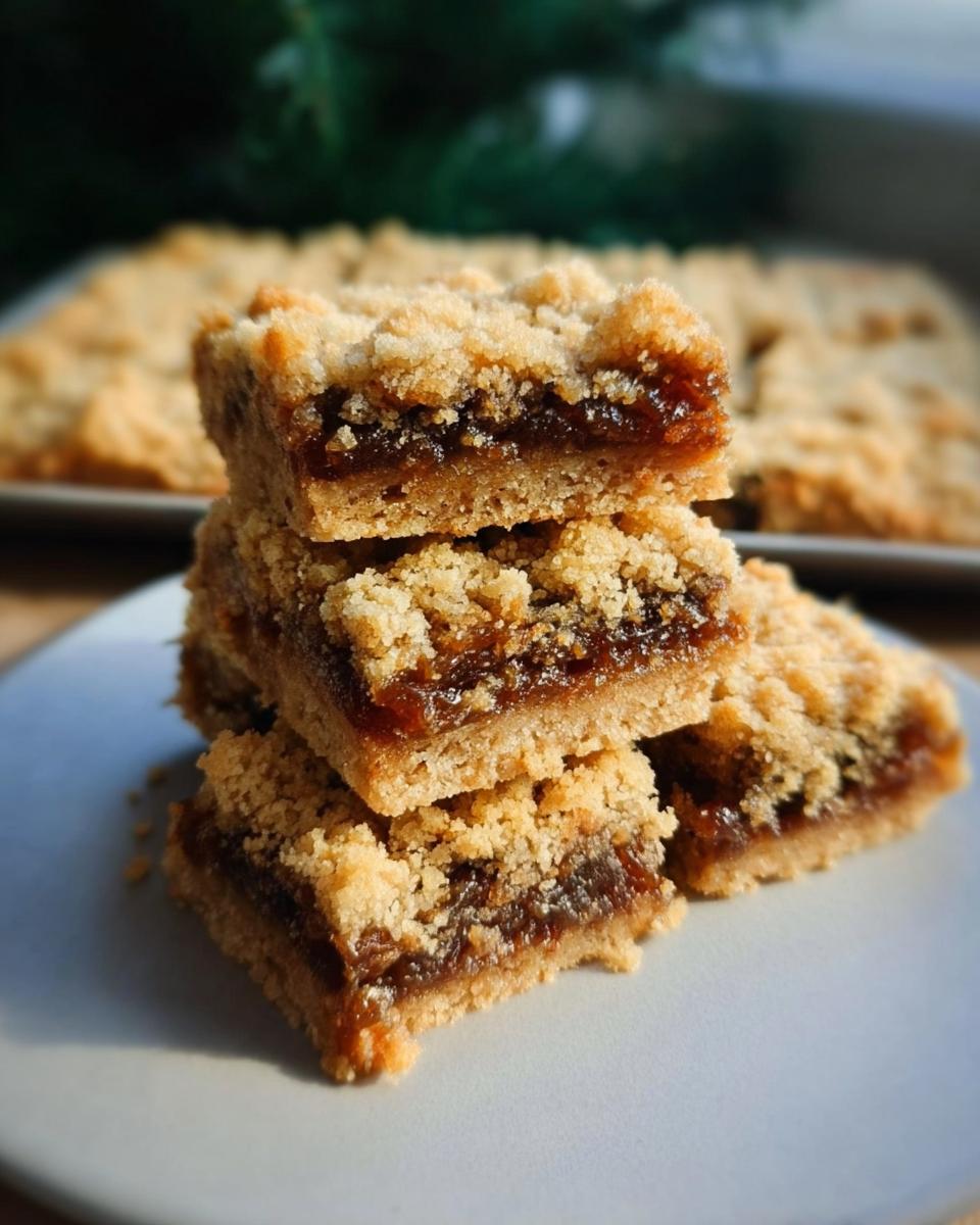Mince Pie Crumble Bars - detail 2