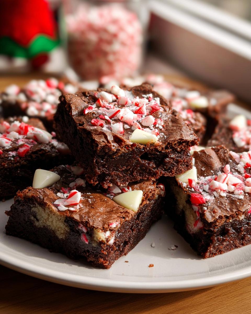 Mocha Peppermint Brownies - detail 2