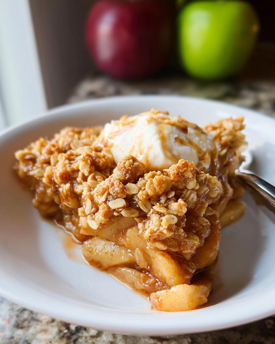 Old Fashioned Easy Apple Crisp - detail 2