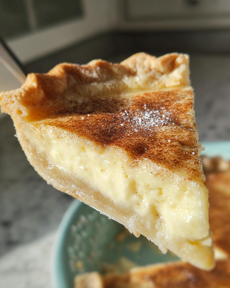 Old Fashioned Sugar Cream Pie Recipe Easy Homemade - detail 1