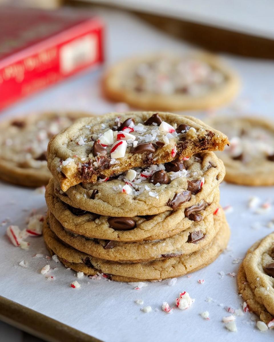 Peppermint Bark Chocolate Chip Cookies - detail 1