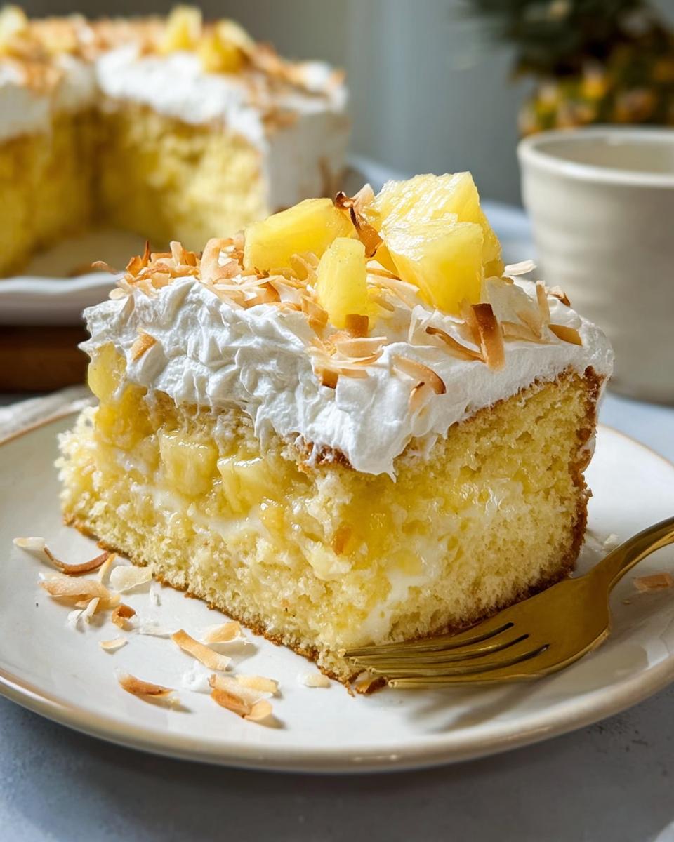 Pineapple Coconut Dream Cake recipe - detail 3