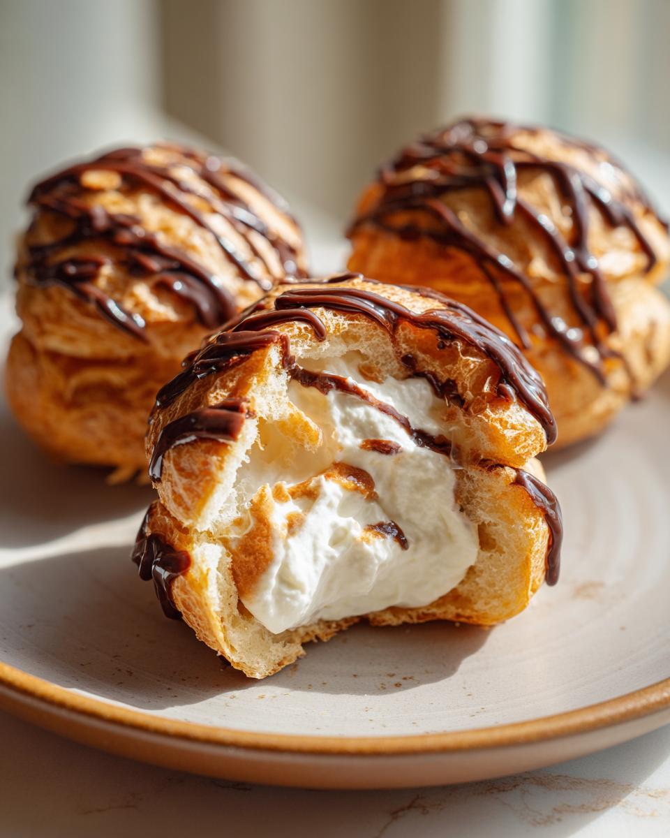 Profiteroles with Chocolate Orange Sauce Recipe - detail 1