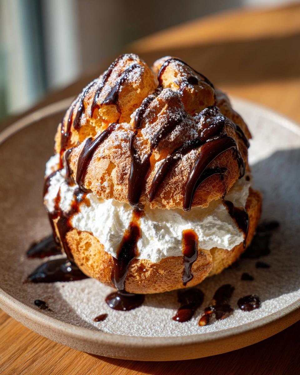 Profiteroles with Chocolate Orange Sauce Recipe - detail 2