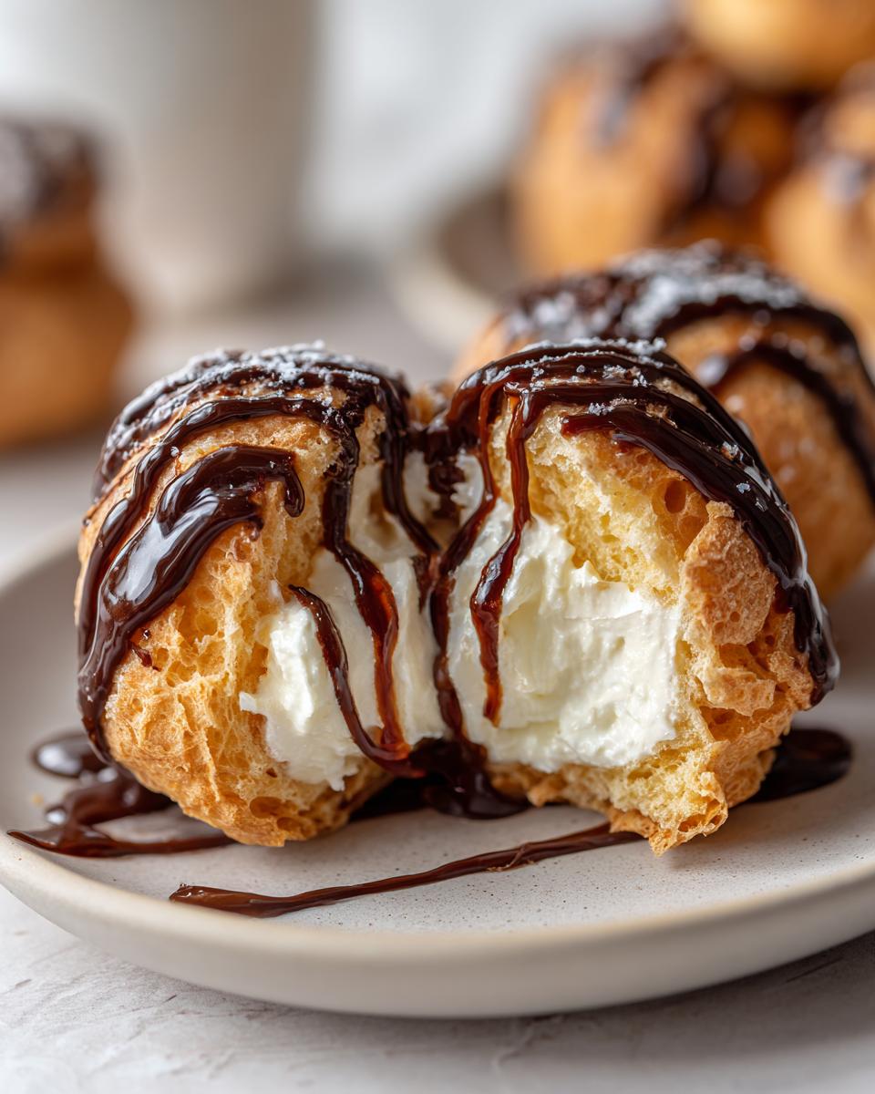 Profiteroles with Chocolate Orange Sauce Recipe - detail 3