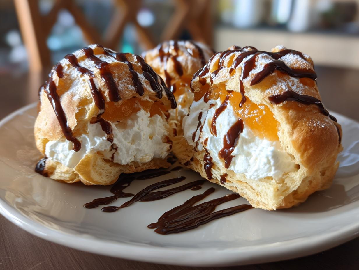 Delicious Profiteroles with Chocolate Orange Sauce: #1 Recipe