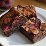 Raspberry Swirl Brownies Recipe from Scratch