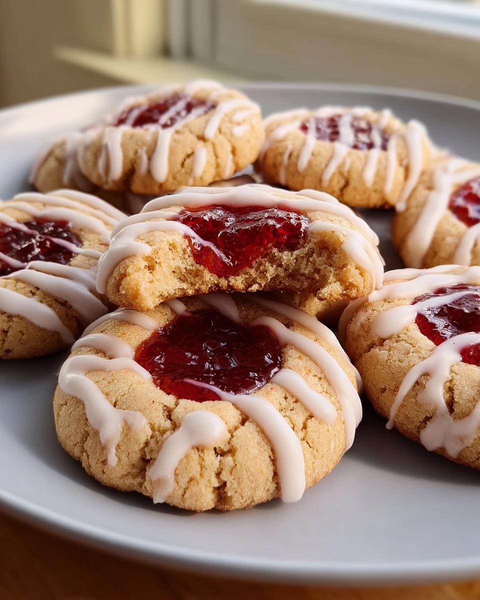 Raspberry Thumbprint Cookies Recipe - detail 1