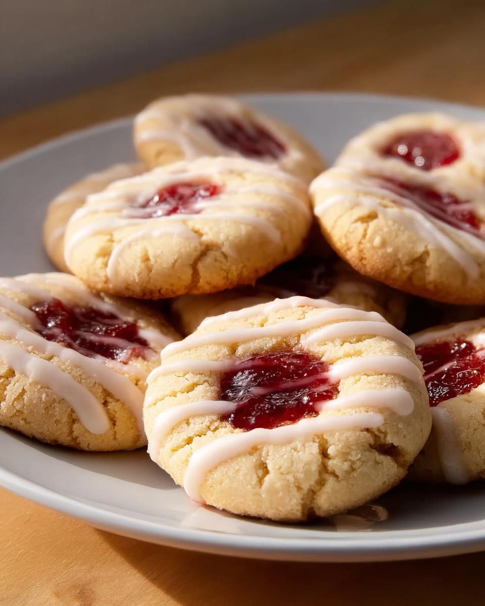 Raspberry Thumbprint Cookies Recipe - detail 2