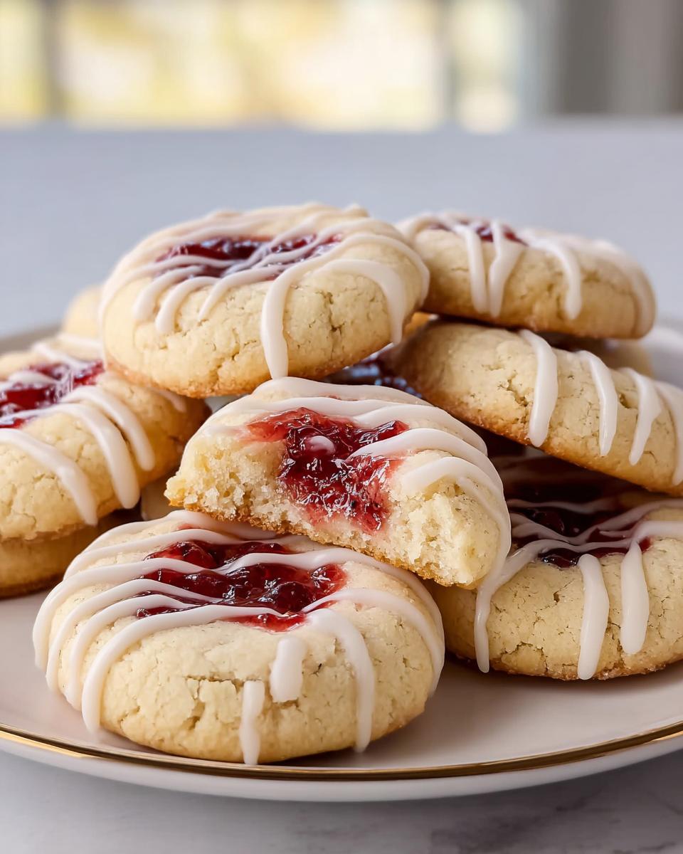 Raspberry Thumbprint Cookies Recipe - detail 3