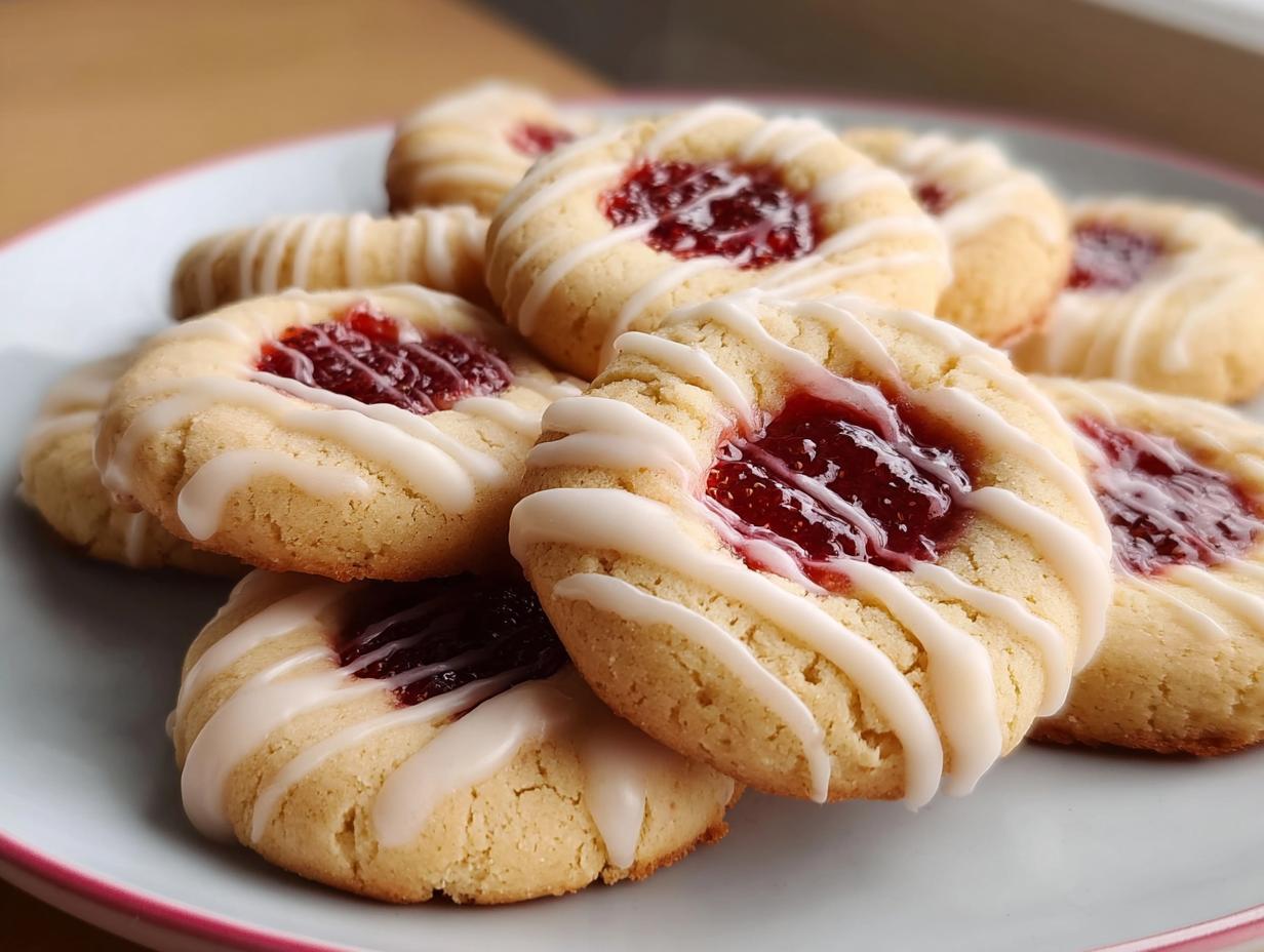 Raspberry Thumbprint Cookies Recipe