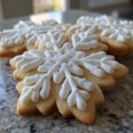 Snowflake sugar cookies recipe tutorial