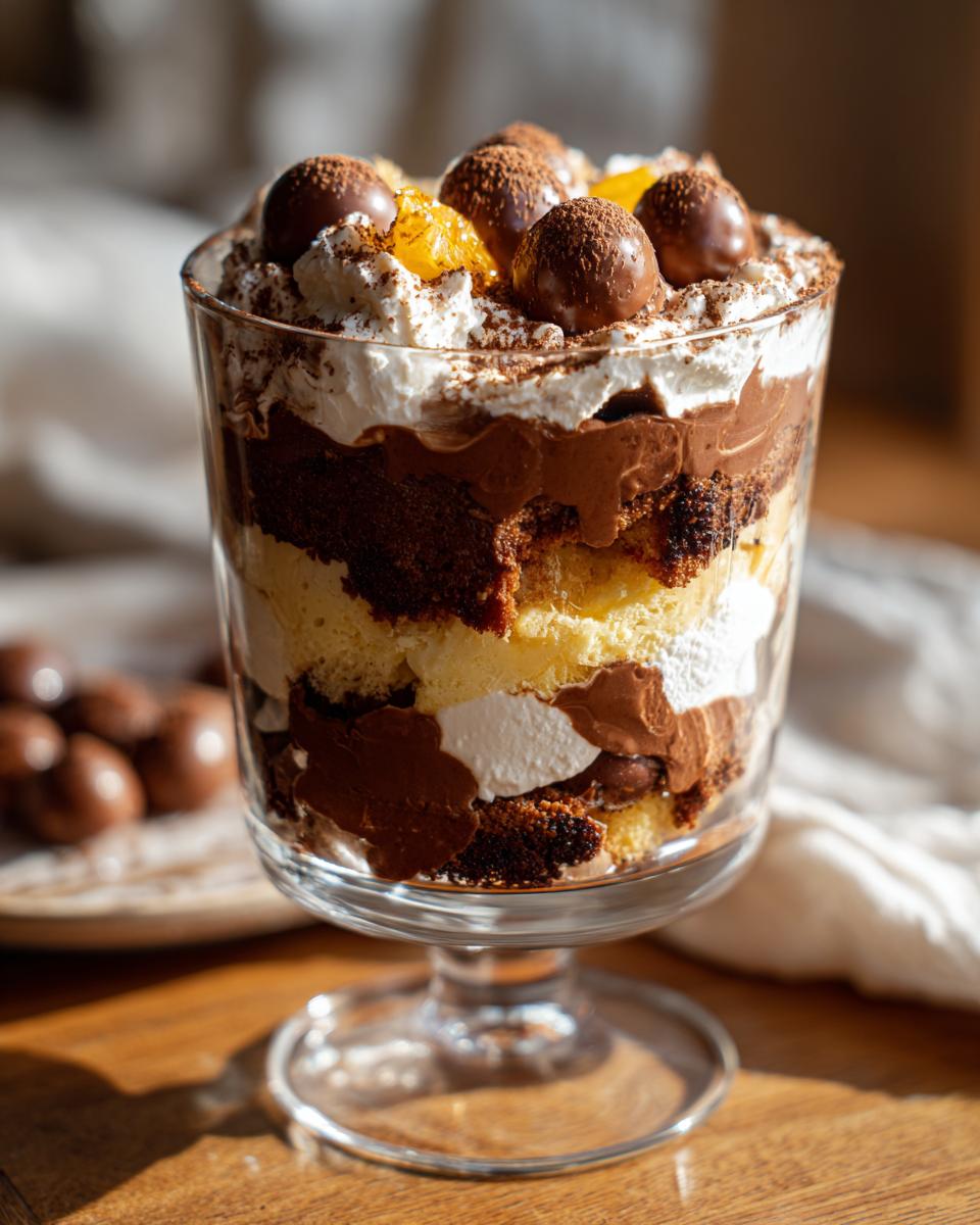Vegan Gluten-Free Chocolate Orange Trifle - detail 3