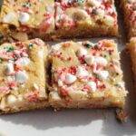 White Chocolate Peppermint Blondies Recipe