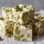 White Chocolate Pistachio Fudge