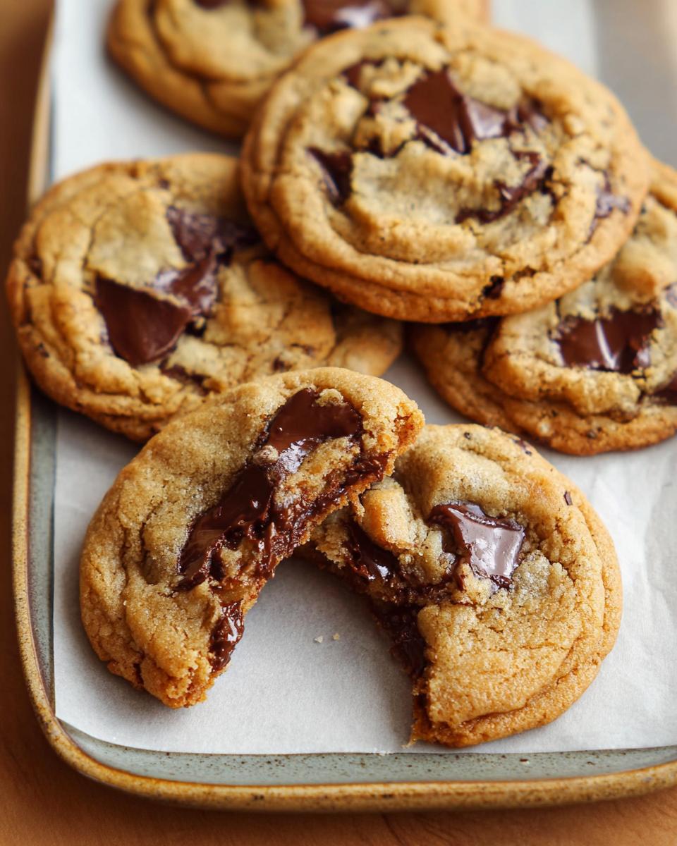brown butter chocolate chip cookies - detail 1