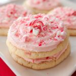 BEST Peppermint Sugar Cookies