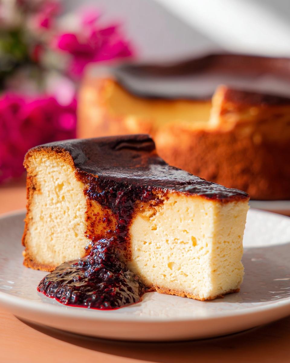 Basque Cheesecake - detail 1