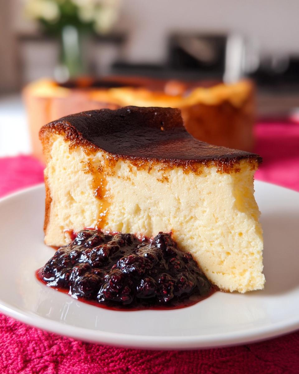 Basque Cheesecake - detail 2