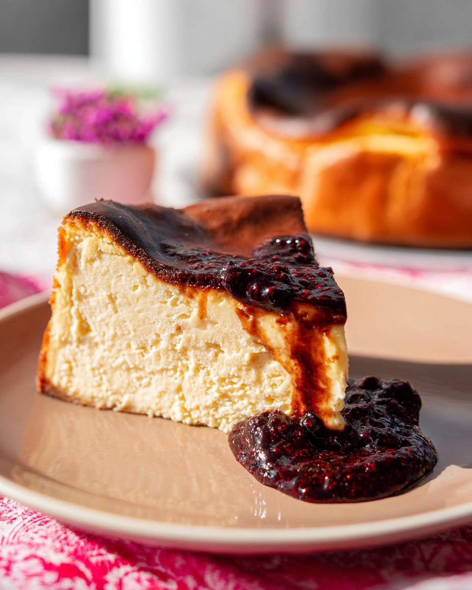 Basque Cheesecake - detail 3