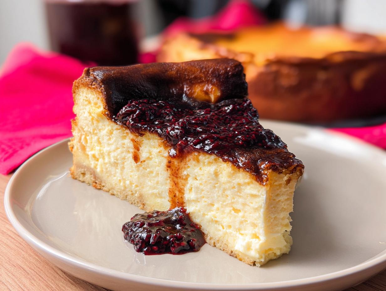 Easiest Basque Cheesecake: 7 Ingredients, Zero Stress