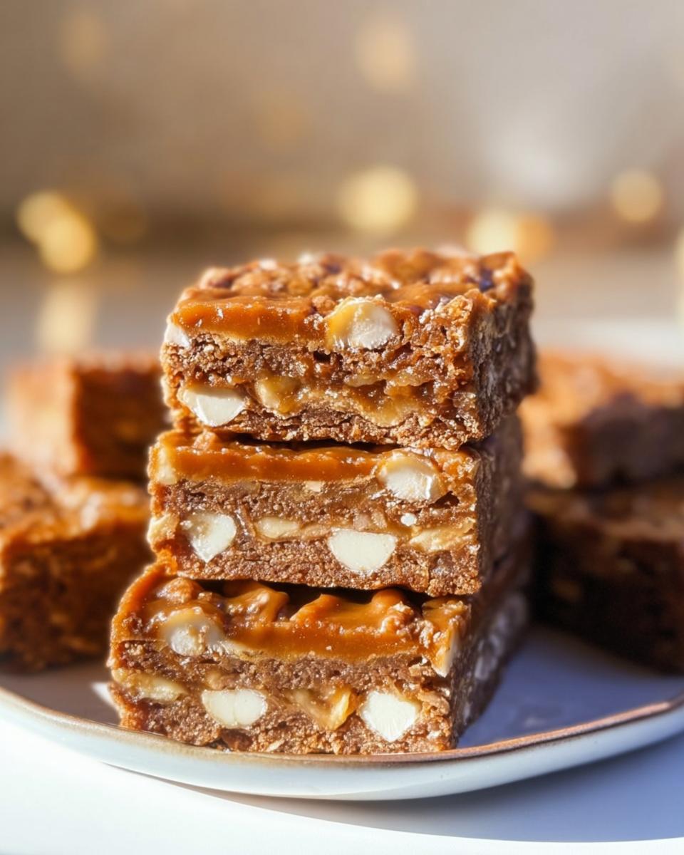 Caramel Gingerbread Cookie Bars - detail 1