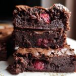 Chocolate Cherry Brownies - Sweet Date Night Treat