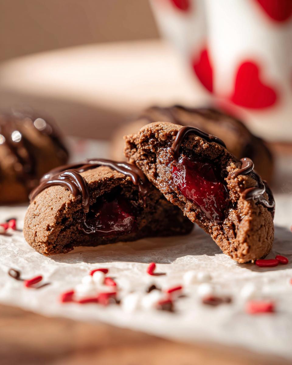Chocolate Cherry Cordial Cookies - detail 1
