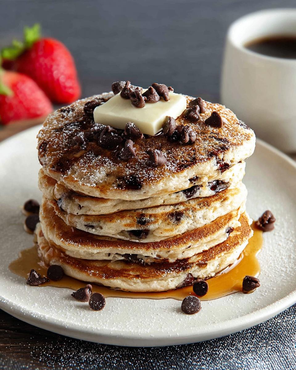 Chocolate Chip Pancakes - Romantic Breakfast in Bed - detail 1