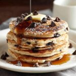 Chocolate Chip Pancakes - Romantic Breakfast in Bed