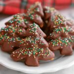 Chocolate Peanut Butter Christmas Trees